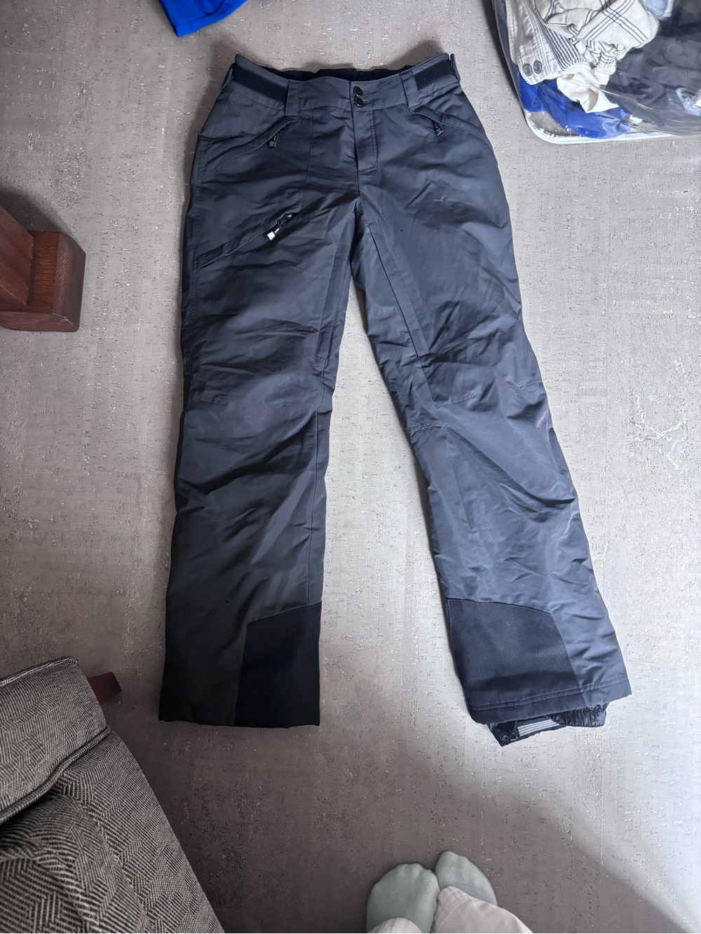 Avalanche Women's Grey Snow Pants - Insulated Winter Trousers